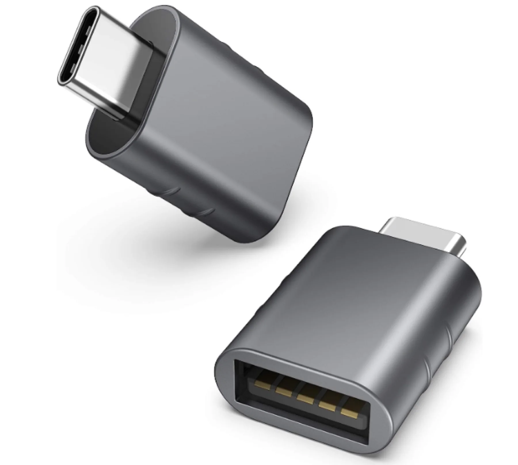 USB-A 母座转 Type-C 公头转接头